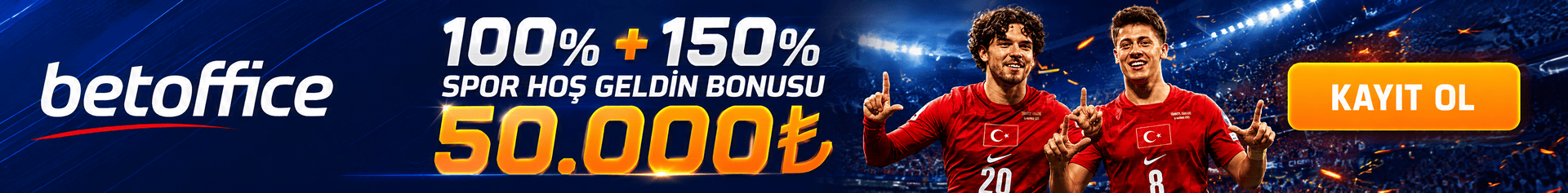 Betoffice 50.000TL Bonus