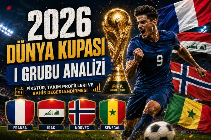 2026 Dünya Kupası I Grubu Analizi: Fransa, Senegal, Irak ve Norveç