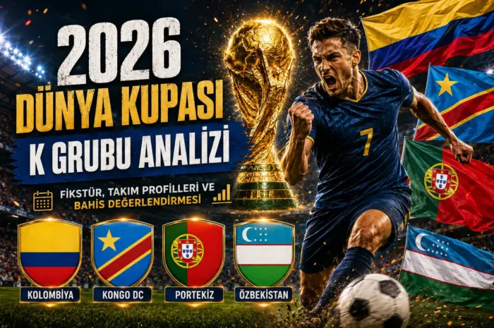Betoffice 2026 Dünya Kupası K Grubu Detaylı Analizi